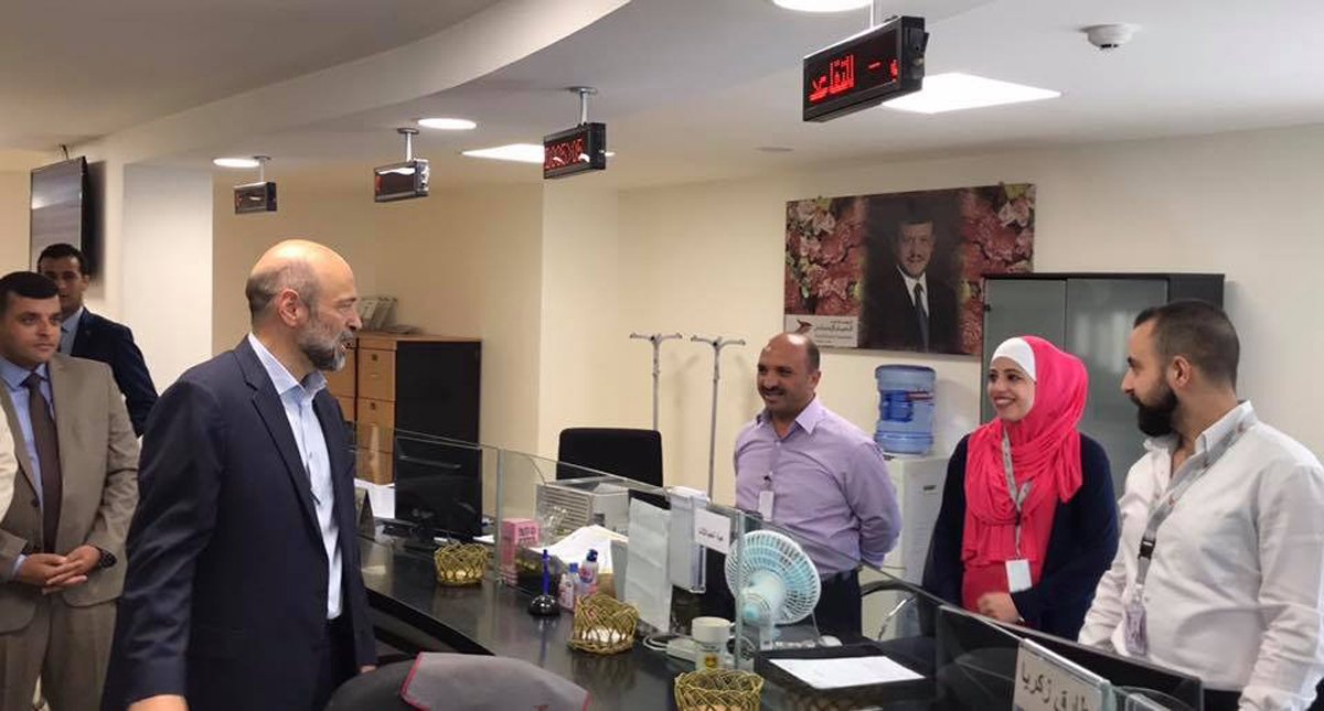 PM visits Social Security Corporation in Amman