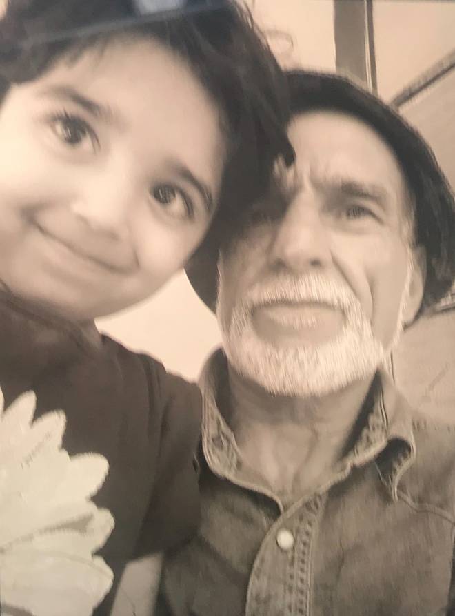 Haji-Daoud Nabi and his grandchild
