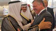 King Abdullah discusses regional issues with Kuwait's emir