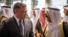 King Abdullah of Jordan pays Kuwait's Emir a Ramadan visit