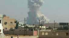 Jordan border town shaken by explosion in Syria