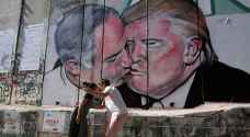 Trump kissing Netanyahu mural pops up on Separation Barrier overnight