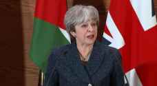 King Abdullah meets with UK Prime Minister Theresa May
