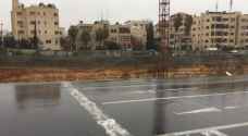 Road closure in Amman  due to under-construction project collapse