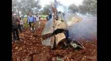 Video: Plane wreckage allegedly belonging to Israeli military found in Irbid