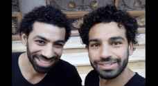 Mohamed Salah meets his 'twin' in Egypt
