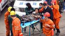 Two killed, 20 trapped in collapsed Chinese coal mine