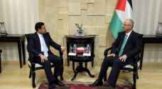 Hamdallah meets Jordanian ambassador, condoles with Jordan over Dead Sea victims