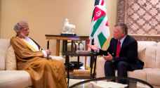 King Abdullah receives Omani Minister Responsible for Foreign Affairs