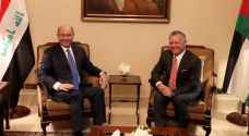 King Abdullah, Iraqi President hold expanded talks