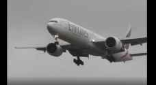 Emirati Boeing 777 heroic landing during storm Diana