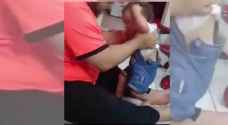 Angry reactions after video of father brutally beating daughter in Saudi Arabia went viral