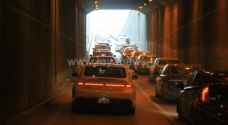 Heavy traffic jam in Amman streets this morning