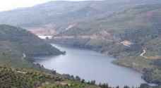 King Talal Dam in Jerash overflows