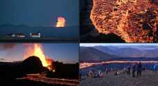Erupting volcano in Iceland attracts tourists from across the globe