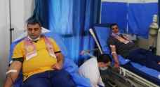 Jordanian Field Hospital begins blood donation campaign for Al-Shifa Hospital in Gaza