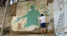 Greek 'neo-muralist' draws on mythology to depict pandemic