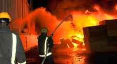 CDD extinguishes fire at fireworks warehouse in Zarqa
