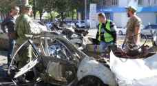 IMAGES: Official and activist killed in alleged car bomb blast in Ukraine
