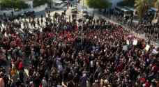 Thousands of Tunisians protest against presidential 'coup'