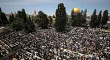 50,000 Palestinians perform Friday prayer at Al-Aqsa Mosque