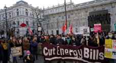Hundreds demonstrate in UK against high costs of living