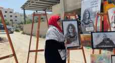 Jenin residents gather on memorial site for slain journalist Shireen Abu Akleh