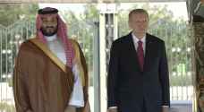Turkey's Erdogan welcomes Saudi Crown Prince Mohammed bin Salman in Ankara