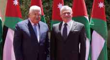 King receives Palestinian president, stresses importance of building on regional diplomatic momentum