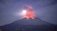 Evacuation alert after volcano erupts in southern Japan