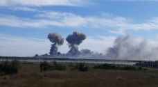 Russian army says munitions explode at Crimea depot