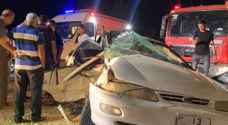 Two-vehicle collision leaves 10 injured in Madaba