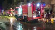 Fire breaks out in commercial store in Irbid