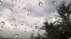 Jordan witnesses showers of rain on Saturday