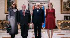 King, Queen received by Italy President in Rome