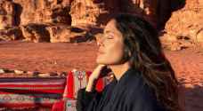 PICTURES: Salma Hayek Pinault visits Wadi Rum