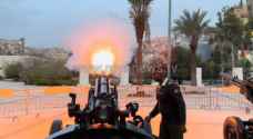 IMAGE: Cannon fired in Amman on first day of Ramadan