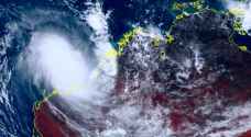 Cyclone hits Australia bringing 'record-breaking' wind speeds
