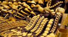 Gold prices rise in Jordan Saturday