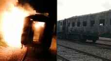 Deadly fire in a passenger train in southern Pakistan