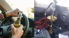 Truck driver arrested for smoking shisha while operating vehicle