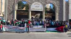 Massive marches in Amman condemn 'Israeli' aggression on Gaza