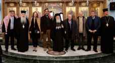 PHOTOS - Prince Ghazi inaugurates Three Holy Hierarchs church in Jerash