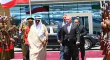 King bids farewell to Kuwait emir at conclusion of state visit