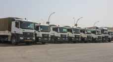 Jordan sends food aid convoy to Gaza