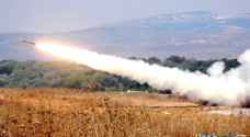 Large rocket barrage from Lebanon targets ....