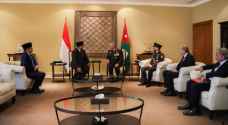 King meets Indonesia’s President-elect