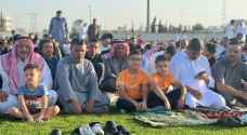 PHOTOS - Jordanians perform Eid Al-Adha prayers
