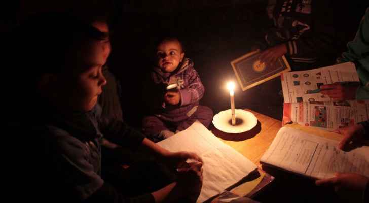 Gaza operates on a rotational system of six to eight hours of electricity followed by 12-hour blackouts. (File photo)