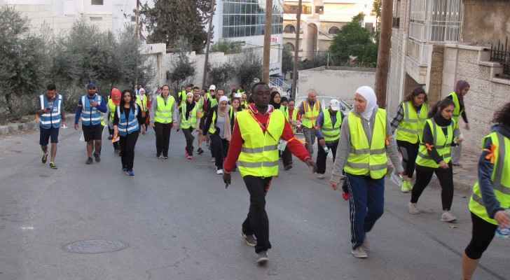 A march against gender-based violence in Amman, Jordan. (Roya) 